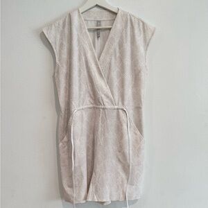 Athleta Cream Patterned Romper